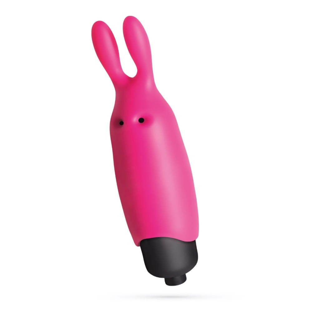 Карманный вибратор зайчик Crushios O-Pet розовый Sex Aura Киев - изображение 2