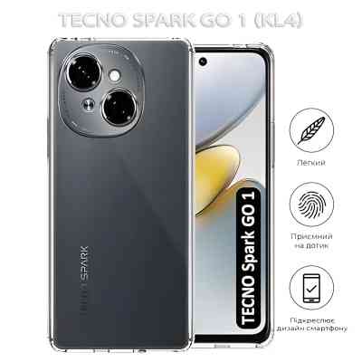 Чохол до мобільного телефона BeCover Tecno Spark Go 1 (KL4) Transparancy (712754) Вінниця