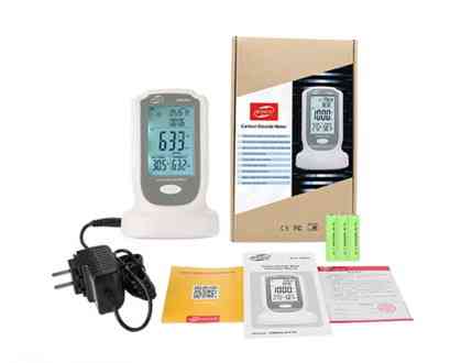 Газоаналізатор вуглекислого газу + термогігрометр (0-2000 ppm,0-50 °C, 10-90%) BENETECH GM8802 Чернігів