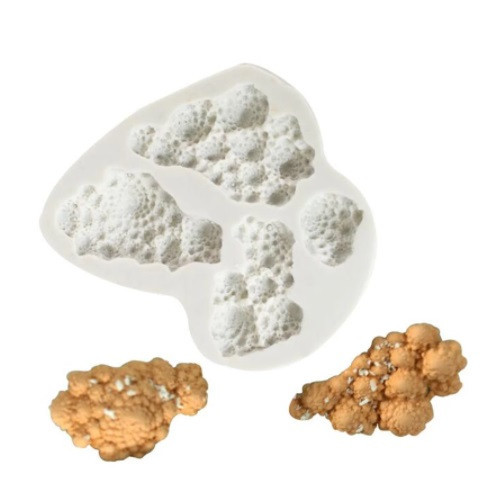 Молд силиконовый Кораллы 90 на 90 мм серый Киев - изображение 1