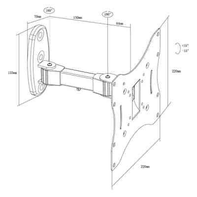 Кронштейн X-Digital STEEL SA225 Black Вінниця