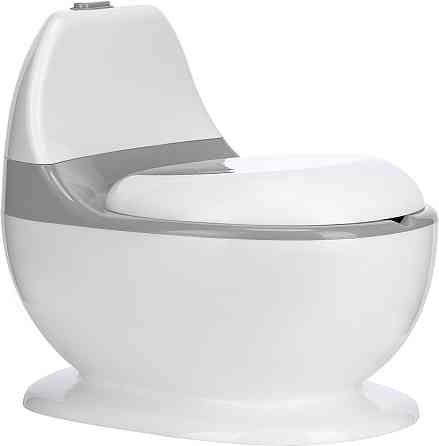 Дитячий горщик FreeON зі звуком змиву, white Київ