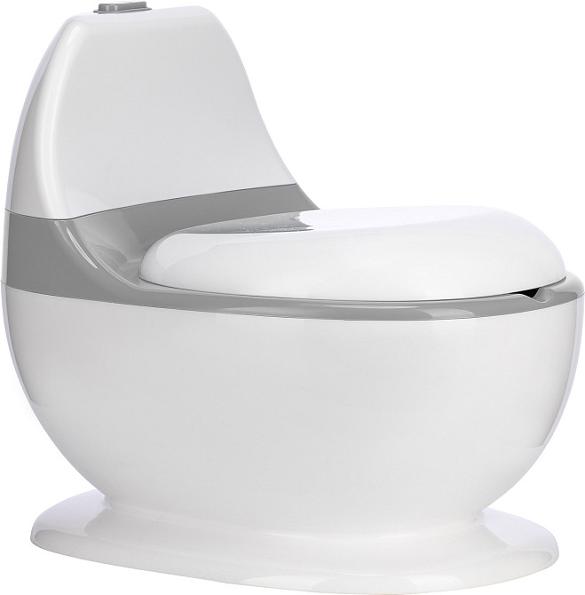 Дитячий горщик FreeON зі звуком змиву, white Київ - фото 3