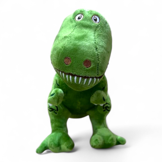 Динозавр RESTEQ зеленого цвета 40 см. Плюшевая мягкая игрушка Динозавр Тиранозавр Киев