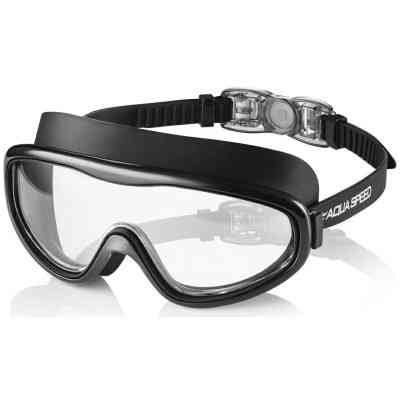 Окуляри для плавання Aqua Speed Tivano 235-07 9244 чорний, сірий OSFM (5908217692443) Вінниця