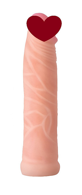 Насадка для страпона тілесна EGZO CIBERSKIN NSTR13 ( 15,5 см х 3,8 см ) Sex Aura Київ - фото 1