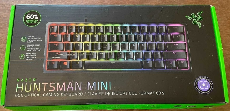Механічна Клавіатура: Razer Huntsman Mini 60% Switch Purple Київ - фото 1