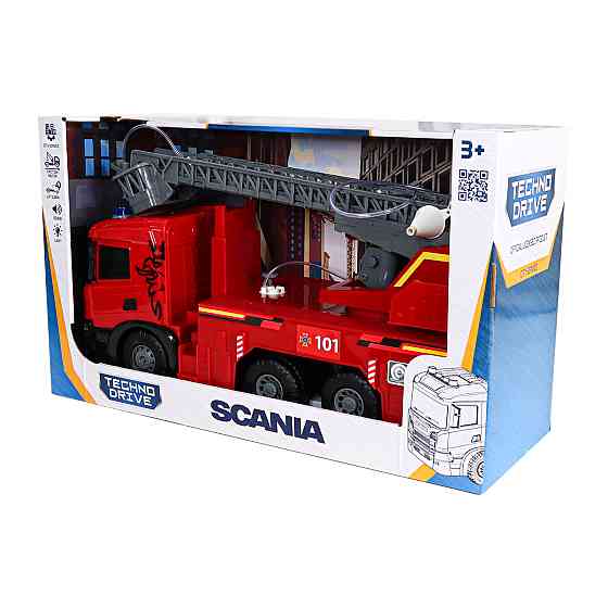Автомодель серії Super Big Truck – Пожежна машина Scania (світло, звук, функ. води) Днепр