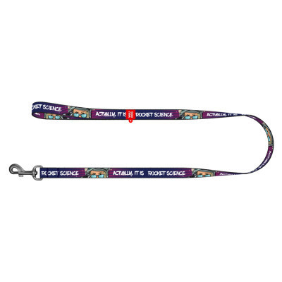 Поводок для собак WAUDOG Nylon "Космос. Ракетобудування" S 15 мм х 122 см (4915-0124) Винница - изображение 2