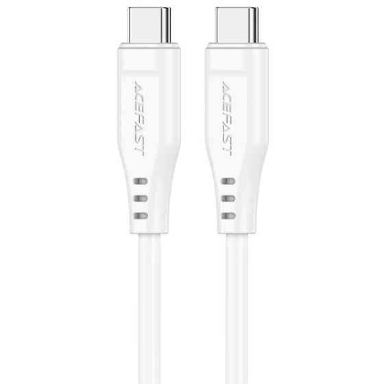 Кабель USB 2.0 Type-C M-M, 1.2м 60W TPE C3-03 White Acefast Вінниця