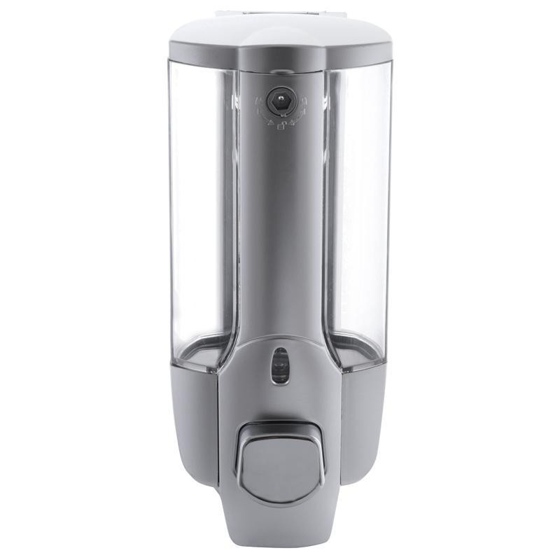 Дозатор для мыла настенный (пластик, серый) 350мл Ledeme LM407 Харьков - изображение 3