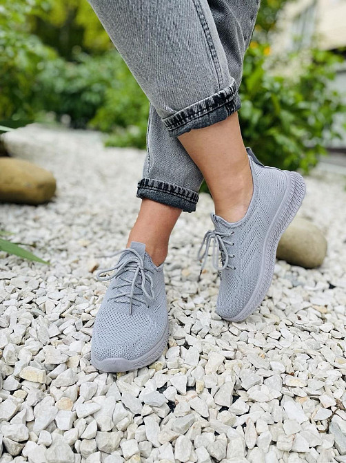 Fashion Кросівки жіночі FASHION 312-107 сірі (літо, сітка) (5045) Коломия - фото 7