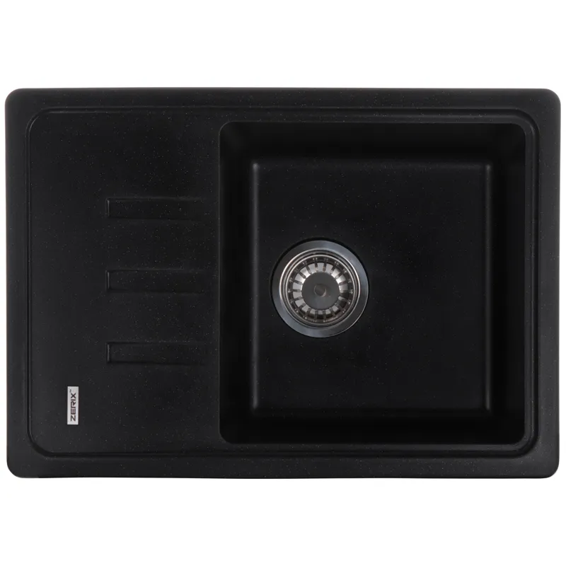 Мийка кухонна Zerix ZS-6243S-14 Чорний металік (ZX4578) Київ - фото 1