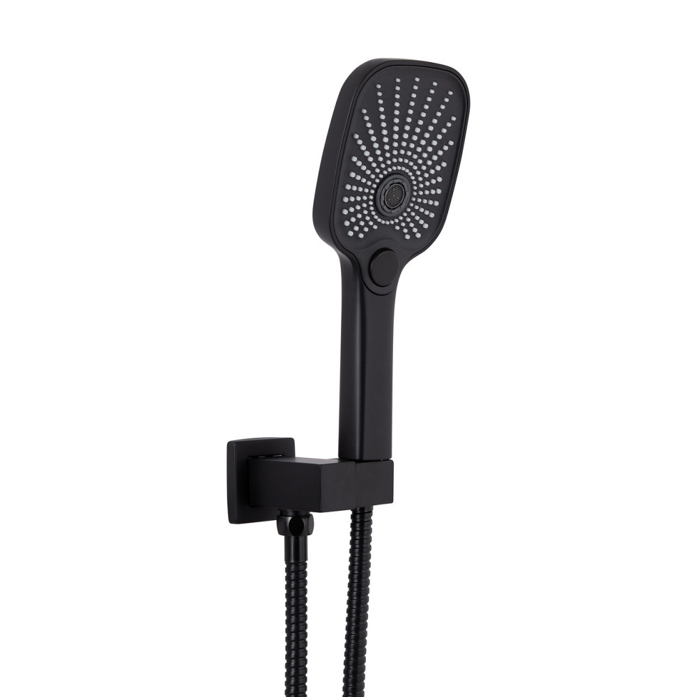 Душова система універсальна Qtap Gemini прихованого монтажу на три споживачі QTGEM114BLM45703 Black Matt Київ - фото 6