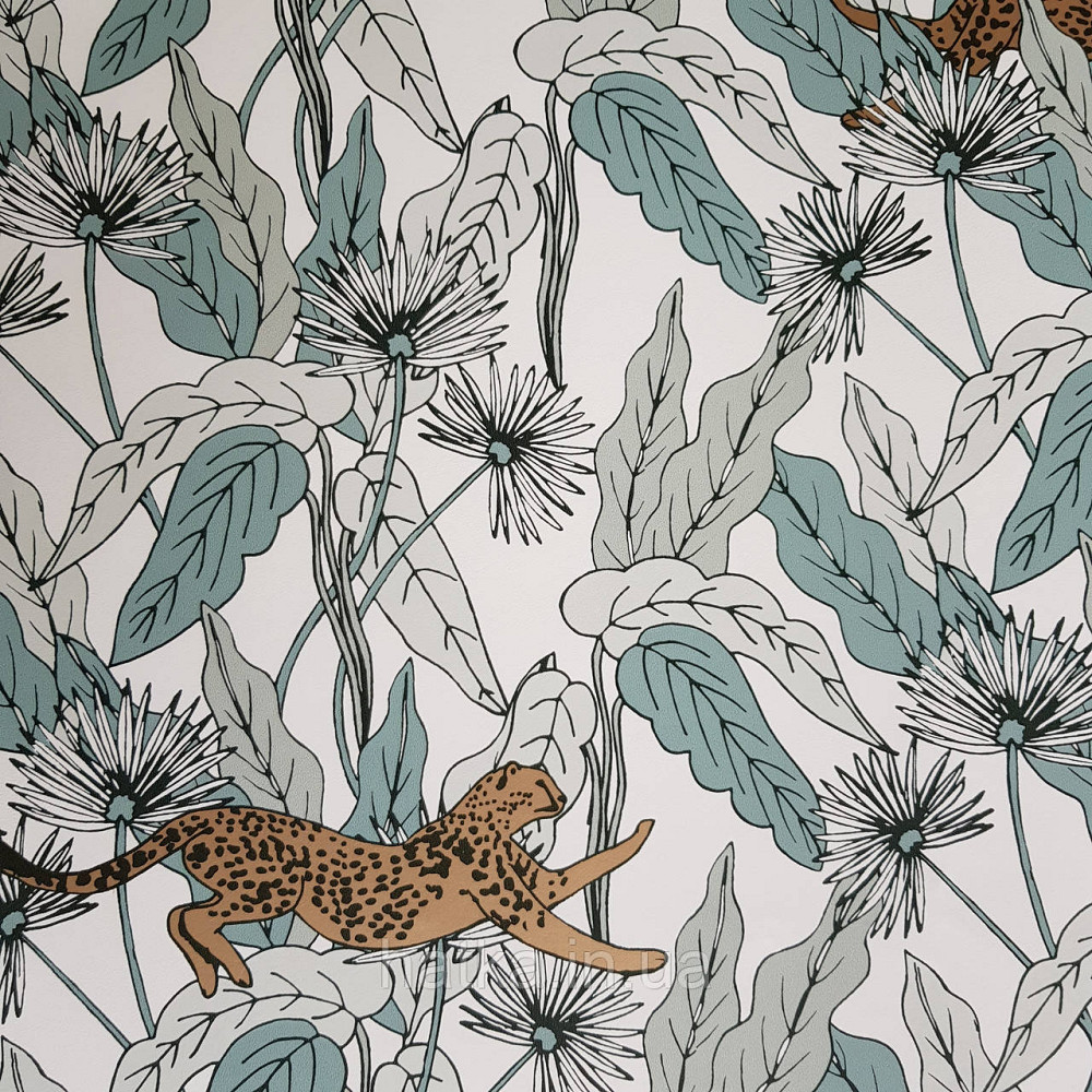 Шпалери вінілові на флізелін Caselio The Place to bed 0.53х10 м листя квіти білі рисі золотисті на рожевому Київ - фото 3