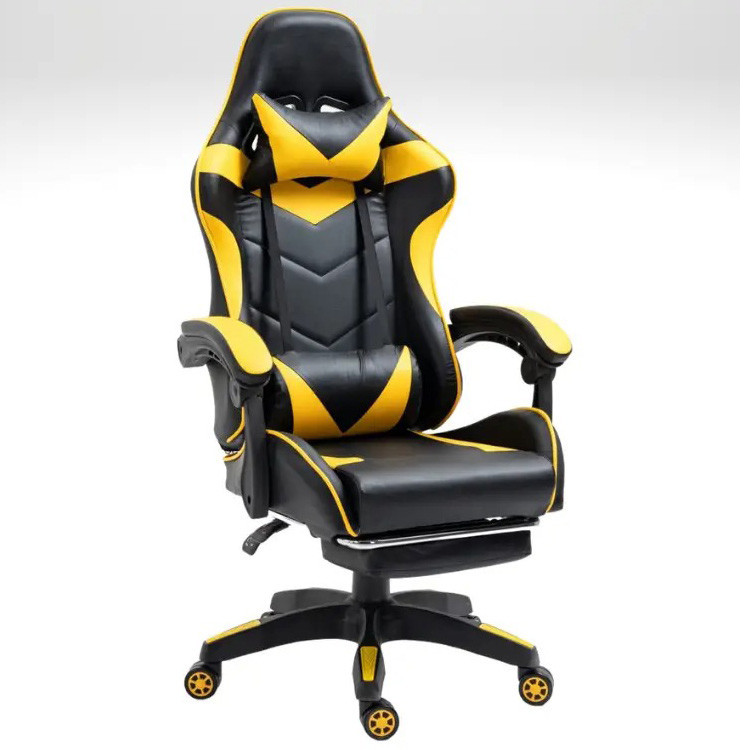 Крісло геймерське комп'ютерне ігрове Bonro B-810 з підставкою для ніг офісне для комп'ютера дому і офісу Червоний Київ - фото 9