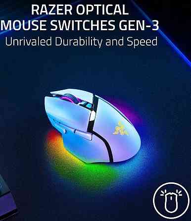 Миша Razer Basilisk V3 Pro Wireless/USB White (бездротова) Київ