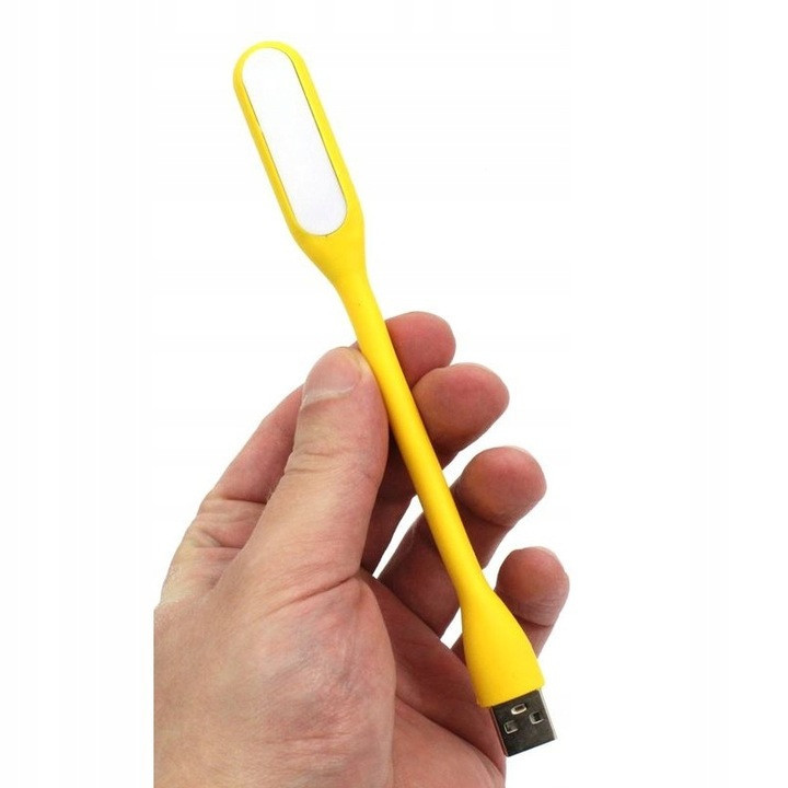 Світлодіодна USB Лампа гнутка 17 см Led Light для ноутбуків та повербанків Yellow Нововолинськ - фото 10