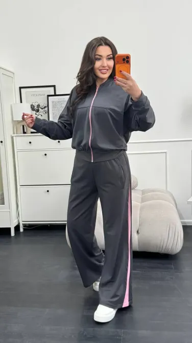 Жіночий спортивний костюм з лампасами — стильний повсякденний комплект Одеса - фото 18