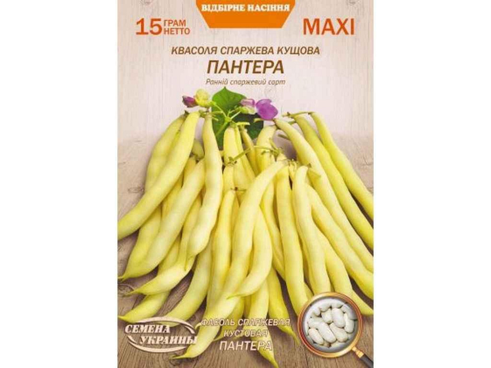 Макси Квасоля кустовая ПАНТЕРА 15г (10 пачек) (рс) ТМ НАСИТАНИЕ УКРАИНЫ Киев - изображение 1