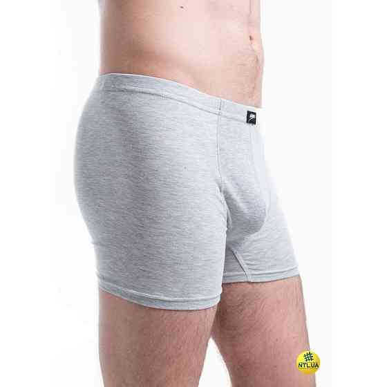 Труси чоловічі Наталюкс 41-1712 S, M, L, XL, XXL, 3XL, Сірий Київ
