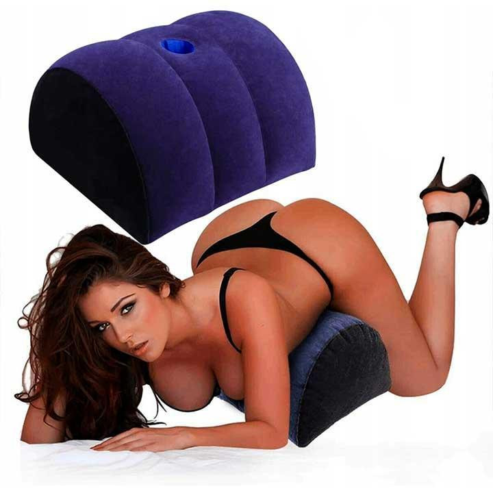 Надувная многофункциональная подушка для секса Urnight с отвестием для фаллоимитатора Винница - изображение 1