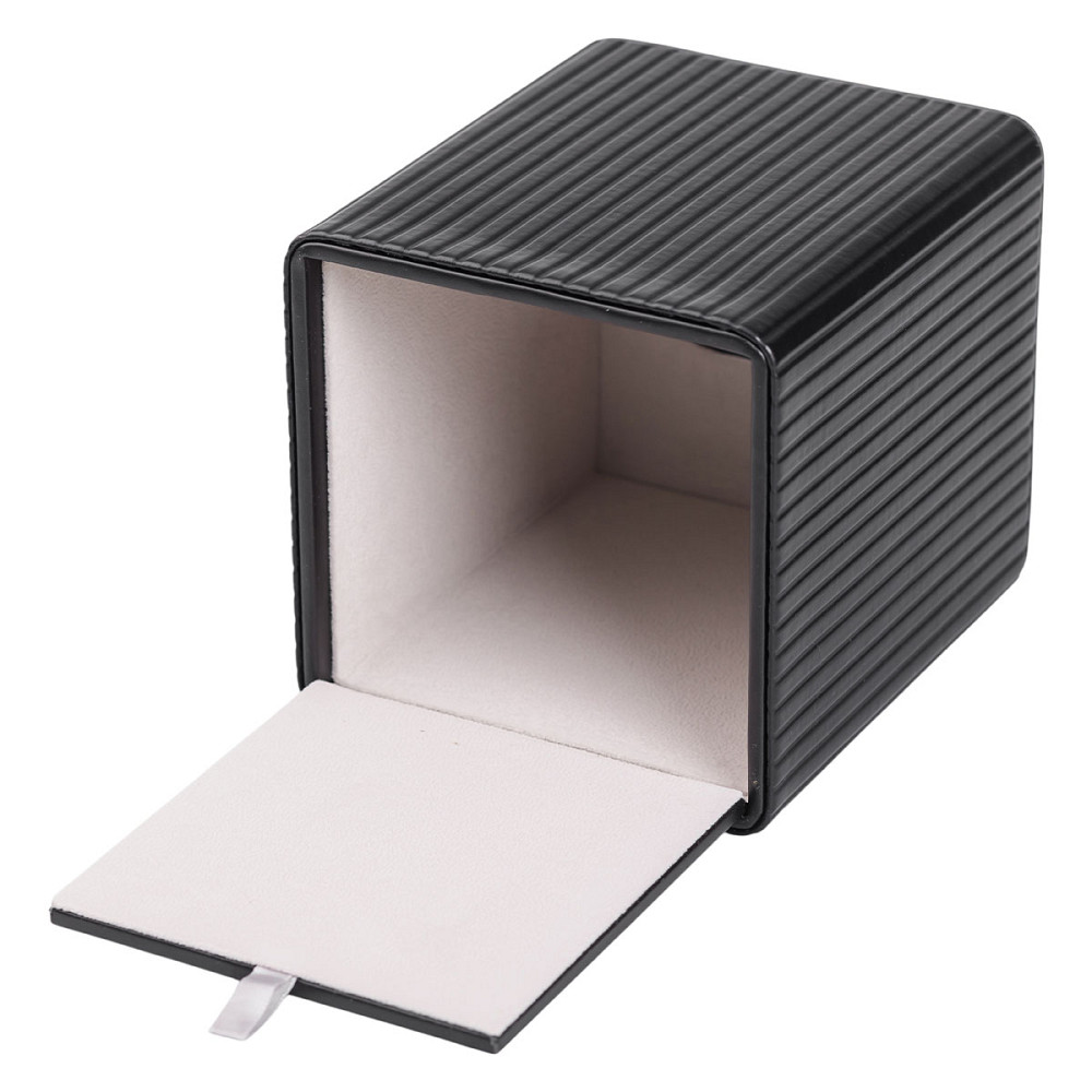 Серветниця з екошкіри квадратна 13х13х14.5 см органайзер для серветок на стіл, Чорний HP-3-201B Коломия - фото 3