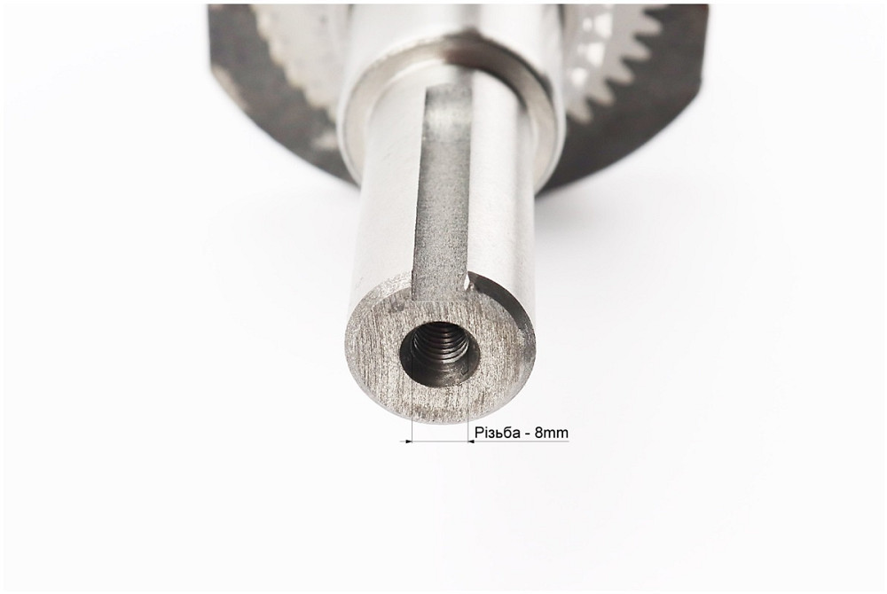 Колінвал під шпонку D-25mm у зборі L-305mm 182F/188F/190F Киев - изображение 3