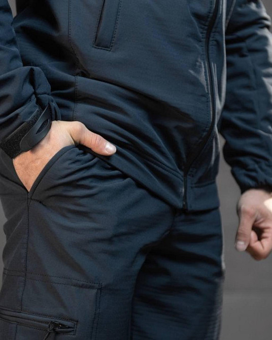 Військовий демісезонний костюм (куртка, штани та флісова кофта) Cофтшел Softshell ДСНС ВТ4733 (розмір L) Вінниця - фото 7