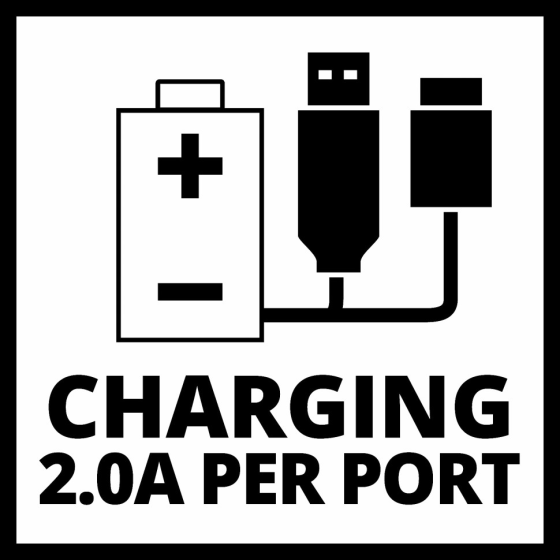 Аккумуляторный адаптер для зарядки USB-устройств Einhell TC-CP 18 Li USB A/C-Solo (4514148) Киев