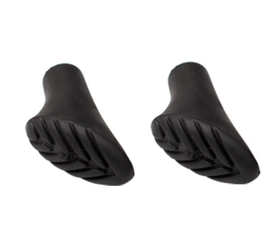 Ковпачки для скандинавських палиць PowerPlay 9201 гумові (пара) / Гумові наконечники для палиць для скандинавської ходьби Київ - фото 1