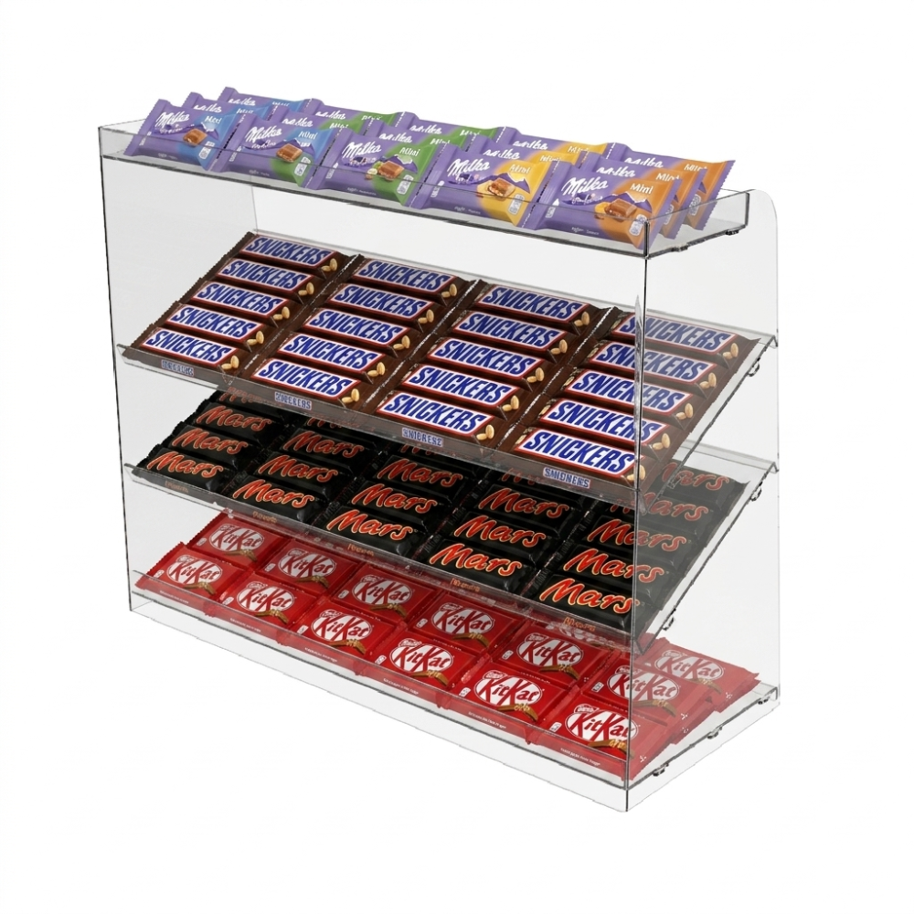 Підставка вітрина EKOSTAR 4 полиці 500х200х400 Київ - фото 1