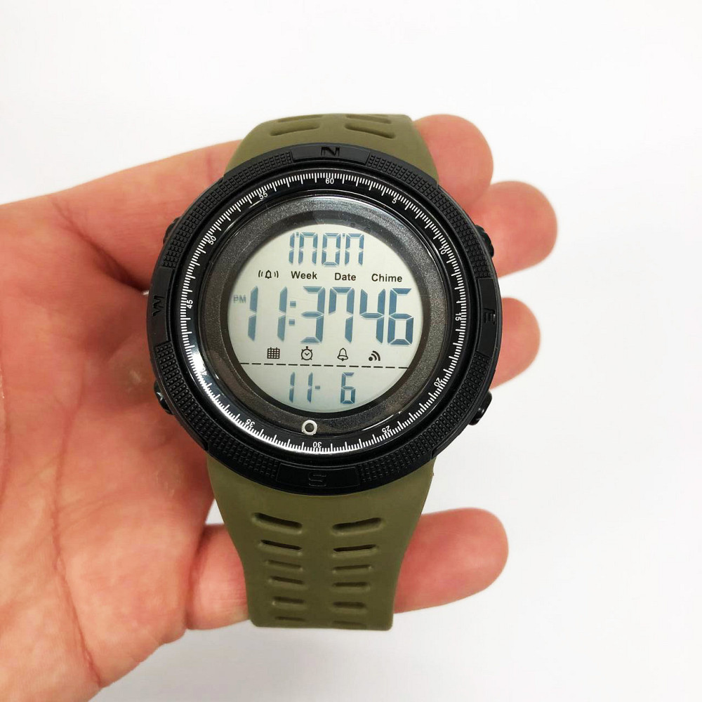 Водонепроникний чоловічий годинник SKMEI 2070AG, Сучасний військовий годинник Спецназ NS-20 Львів - фото 16