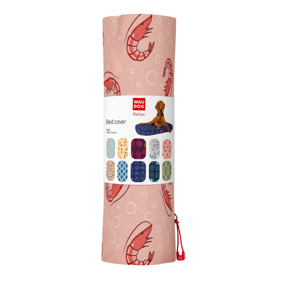 Чохол для лежанки WAUDOG Relax, малюнок "Креветка", S, Ш 55 см, Дл 40см Київ - фото 1