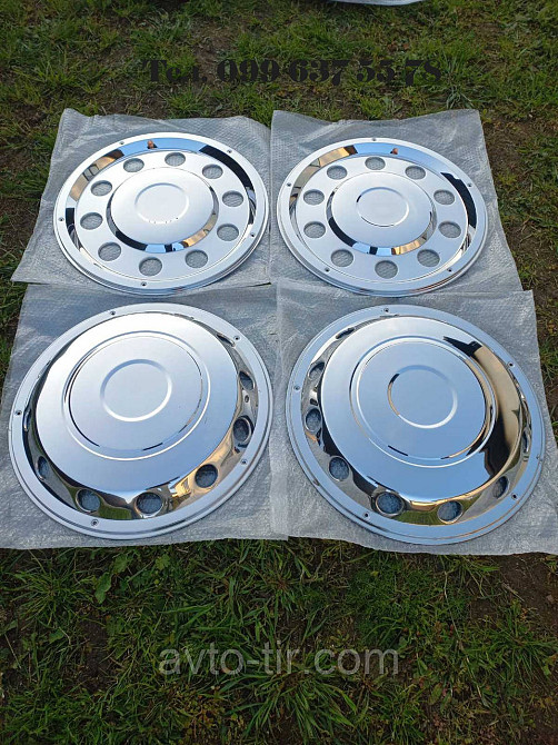 Комплект ковпаків 22.5 Ковпаки на колеса 22.5 Ковпаки на автобус 22.5 Ковпаки 22.5 на тягач Луцк - изображение 4