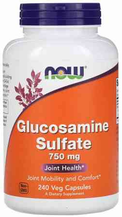 Глюкозамин сульфат Now Foods Glucosamine Sulfate 750 мг 240 раст капс Киев