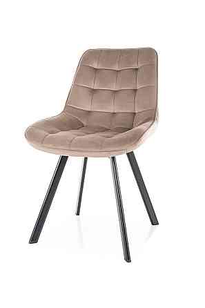 Стілець MONTI VELVET чорний каркас/темний беж BL.40 Киев