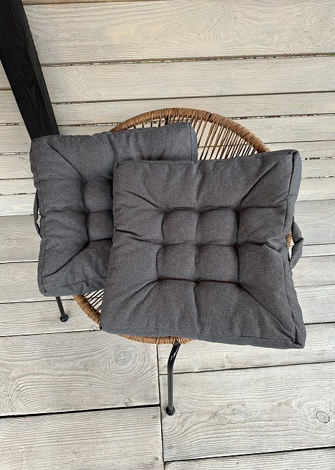 Подушка для стільців (50x50х8 см) Decorator Sawana колір сірий 84-129 Київ - фото 6