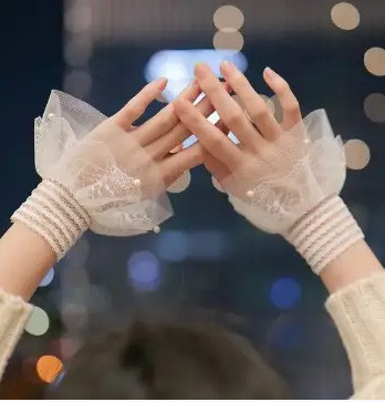 Манжеты нарядные белые Киев - изображение 1