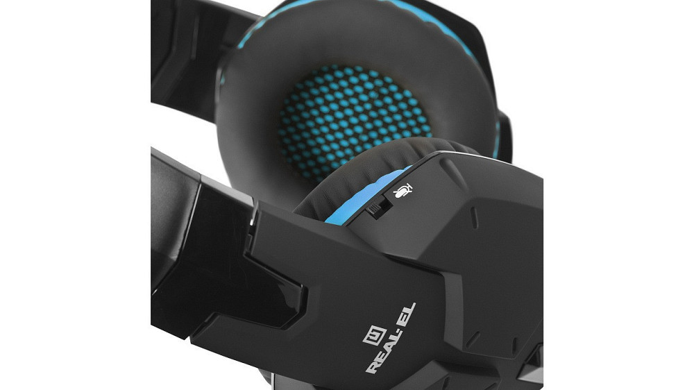 Гарнітура REAL-EL GDX-7500 Black/Blue Харків - фото 3