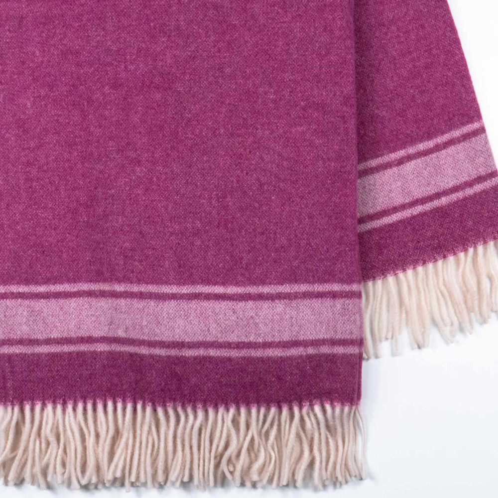 Кашеміровий плед-покривало 140х200см 250г/м2 (Фуксія) Суми - фото 3
