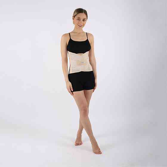 Бандаж попереково-крижовий, 6 ребер жорсткості, висота 32 см, пояс для спини CAS320K Розмір L Кам'янець-Подільський