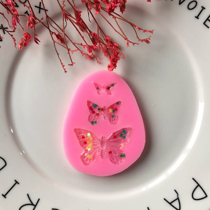 Кондитерский молд Бабочки 73 на 57 мм розовый Киев - изображение 7