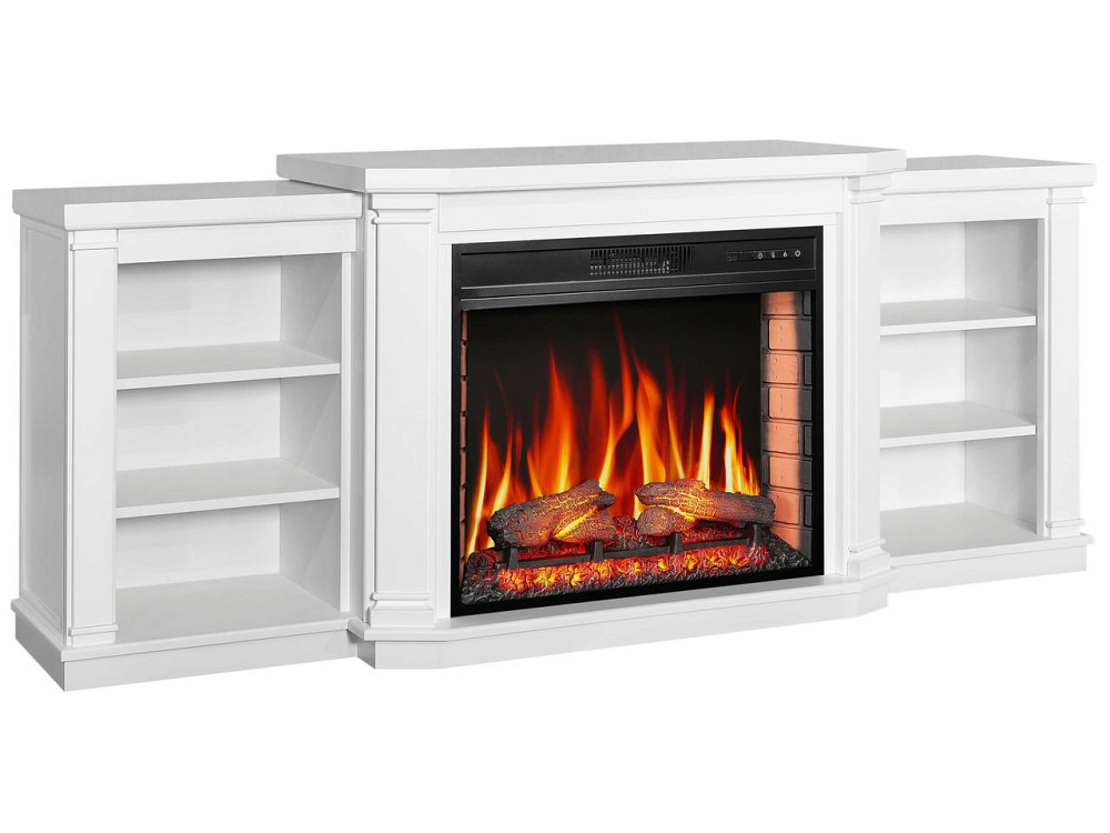 Каминокомплект ArtiFlame Parliament AF28S белый с обогревом и звуком горения Львов - изображение 4