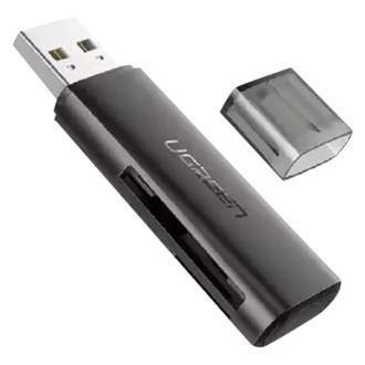 Кардрідер USB 3.0 TF/SD Ugreen 60722 c підтримкою карт до 512Гб (Чорний) Миколаїв - фото 3