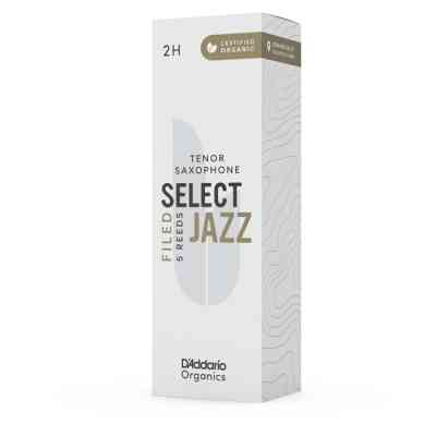 Тростина для саксофона D&apos;Addario Organic Select Jazz - Tenor Sax Filed 2H - 5 Pack (ORSF05TSX2H) Вінниця