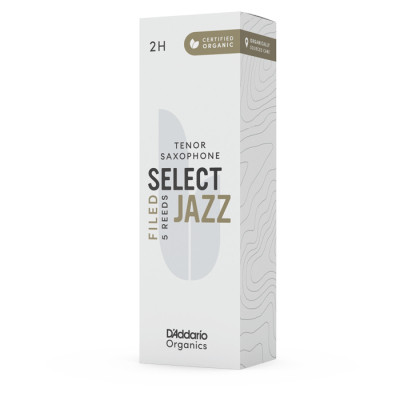 Трость для саксофона D'Addario Organic Select Jazz - Tenor Sax Filed 2H - 5 Pack (ORSF05TSX2H) Винница - изображение 1