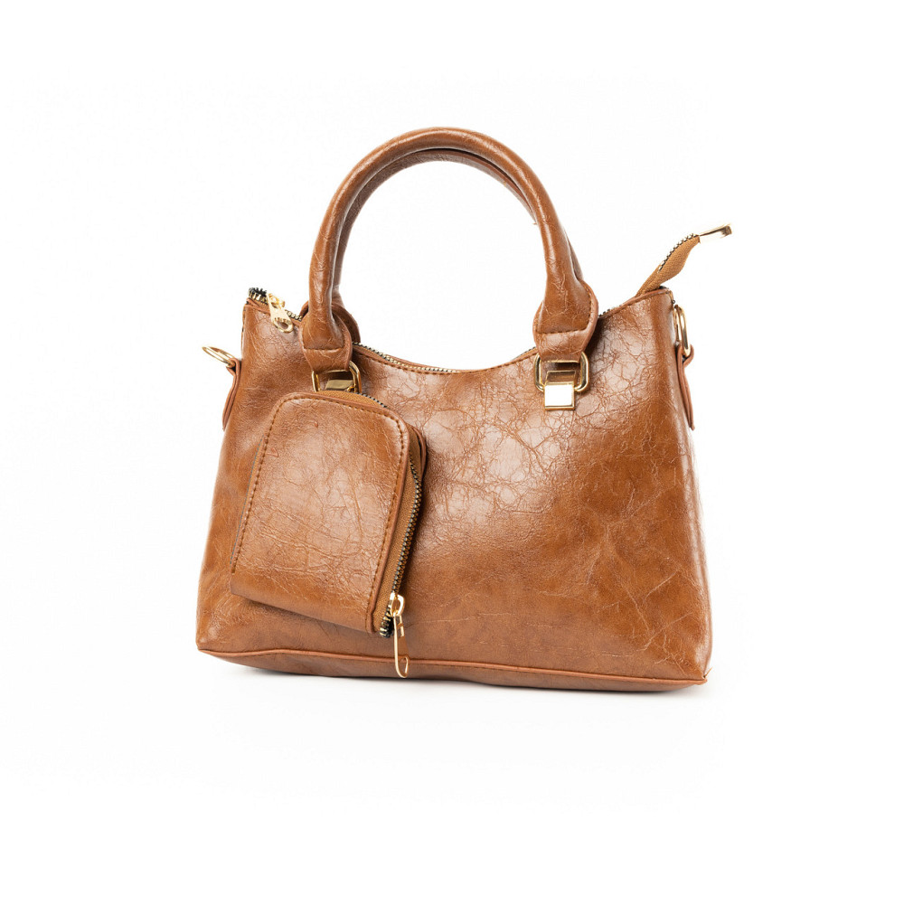 Сумка женская стильная вместительная на молнии из качественной экокожи с ручкой и плечевым ремешком, Каменец-Подольский - изображение 1