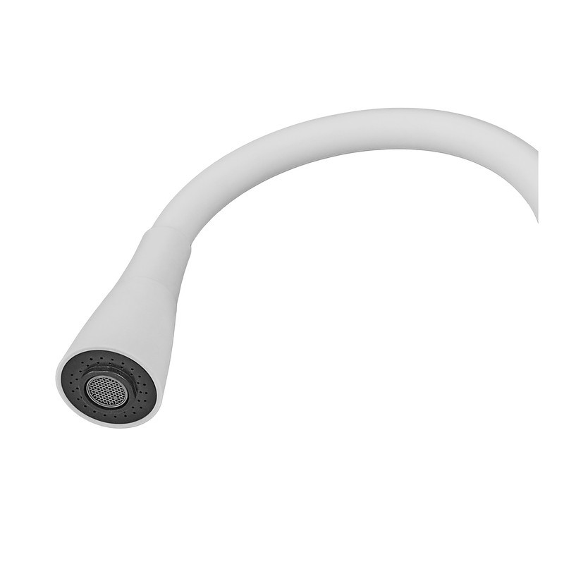 Змішувач для кухні з силіконовим виливом Zerix YUT 181 Reflector White  (ZX5985 ( 16294 ) Харьков - изображение 5