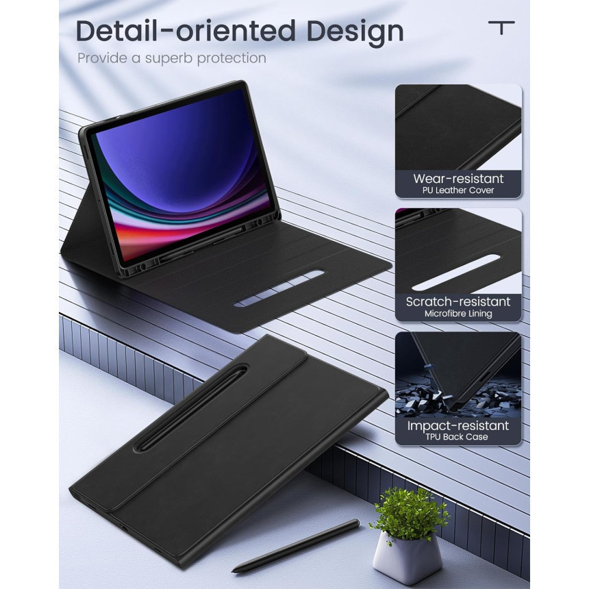 Фірмовий чохол-клавіатура MOKO для Samsung Galaxy Tab S9+ Plus(SM-X810/SM-X816/SM-X818) Дніпро - фото 7